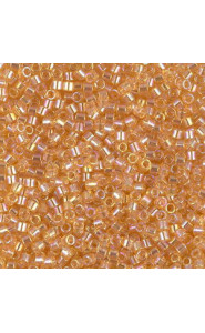 Miyuki delica beads 10/0 - Transparent light amber ab DBM-100